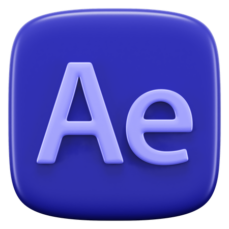 Free Adobe After Effects  3D Icon