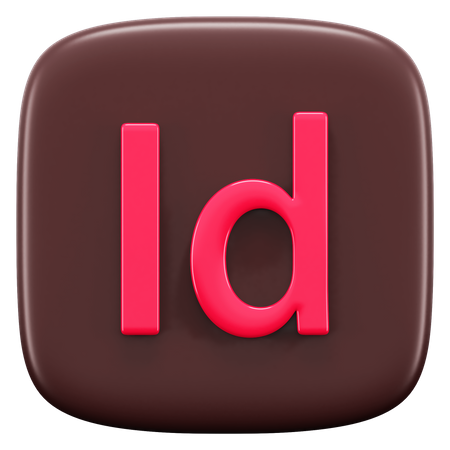 Free Adobe Indesign  3D Icon