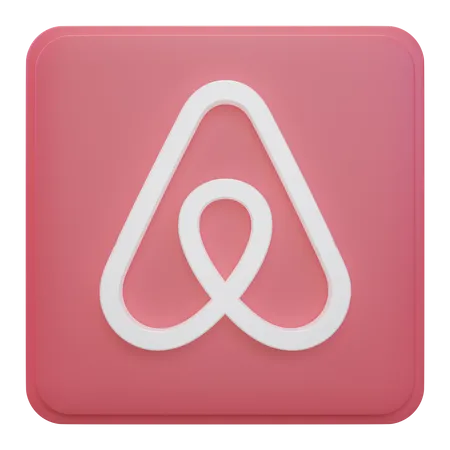 Free Airbnb  3D Icon