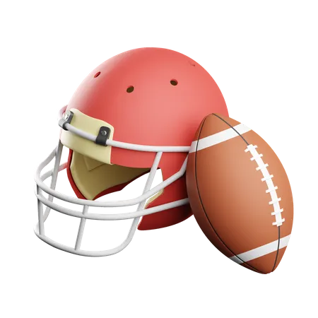 Free American Football  3D Icon