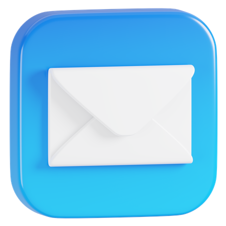 Free Apple Mail Application  3D Icon