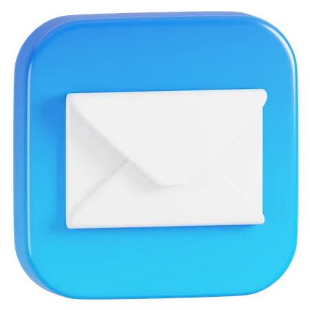 Free Apple Mail Application  3D Icon