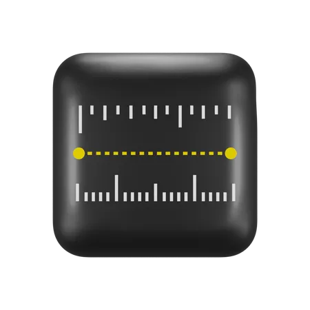 Free Apple Measure  3D Logo