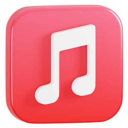 Free Apple Music  3D Icon