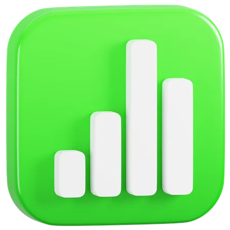 Free Apple Numbers Application  3D Icon