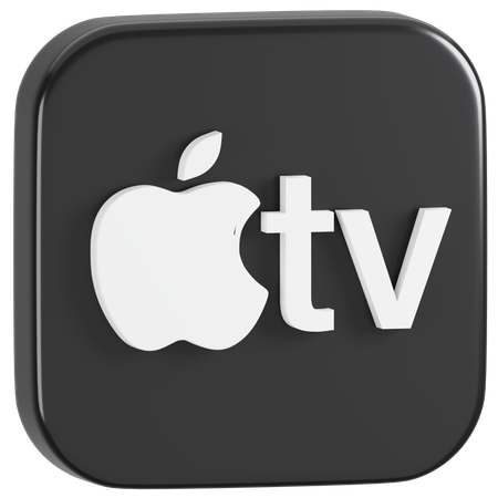 Free Apple TV  3D Icon