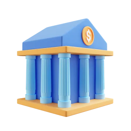 Free Banco  3D Illustration