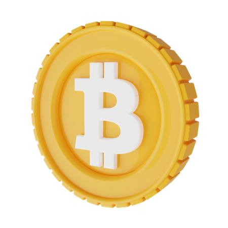 Free Bitcoin  3D Illustration