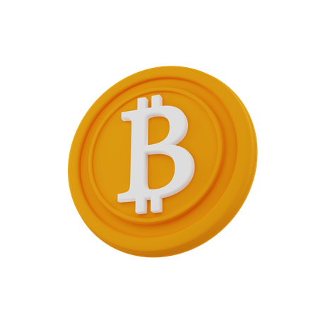 Free Bitcoin  3D Illustration