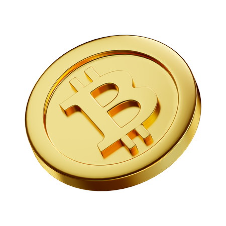 Free Bitcoin  3D Icon