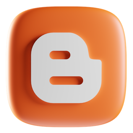 Free Blogger  3D Icon