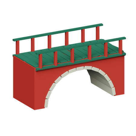 Free Bridge  3D Illustration