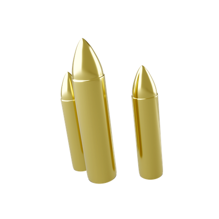 Free Bullet  3D Illustration