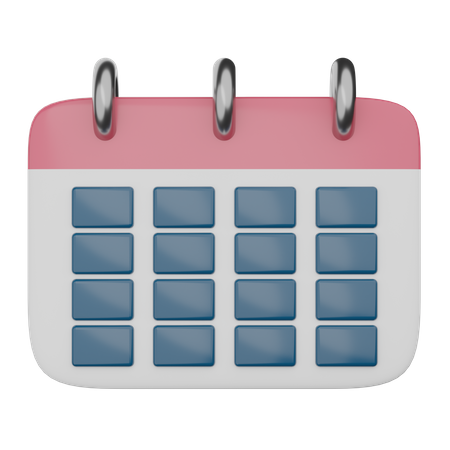 Free Calendar  3D Icon