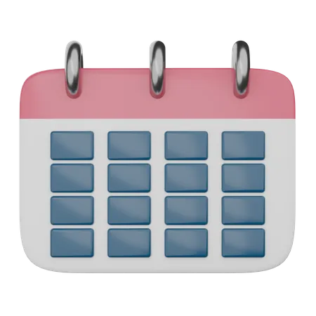 Free Calendar  3D Icon