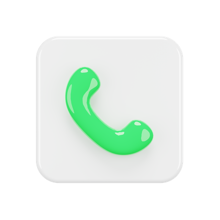 Free Calling App  3D Logo