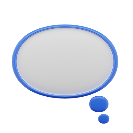 Free Chat Bubble  3D Icon