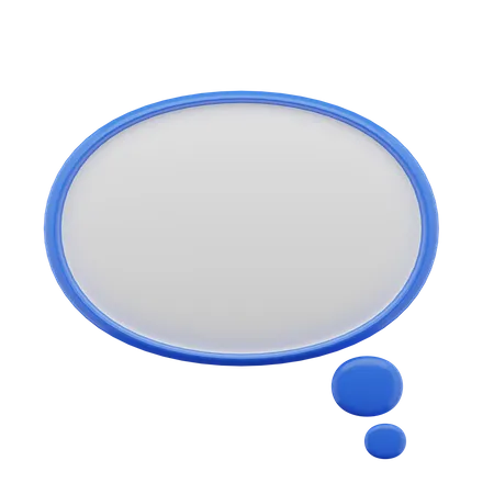 Free Chat Bubble  3D Icon