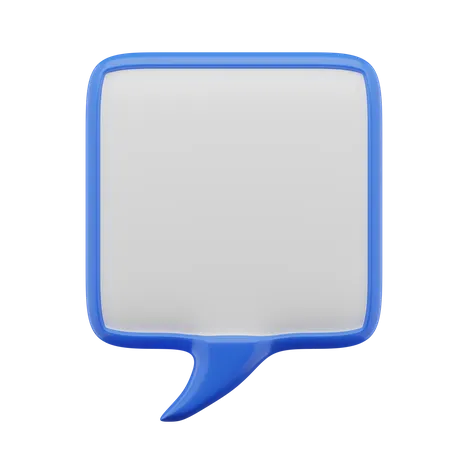 Free Chat Bubble  3D Icon