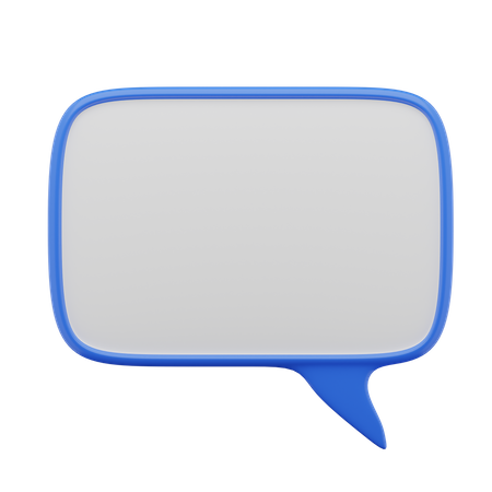 Free Chat Bubble  3D Icon