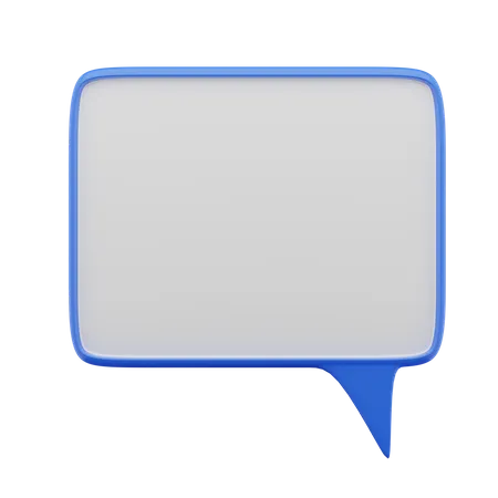 Free Chat Bubble  3D Icon