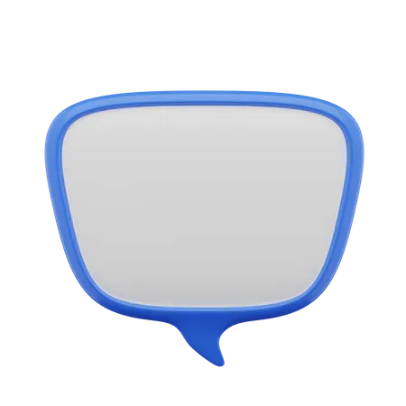 Free Chat Bubble  3D Icon