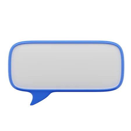 Free Chat Bubble  3D Icon