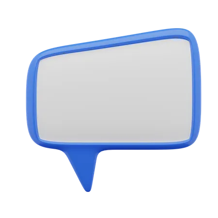 Free Chat Bubble  3D Icon