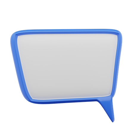 Free Chat Bubble  3D Icon