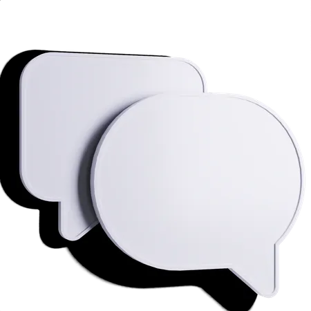 Free Chat Bubble  3D Illustration