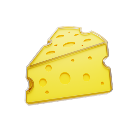 Free Cheese  3D Illustration