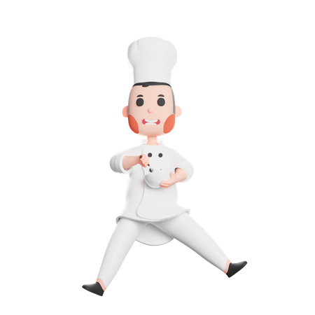 Free Cocinero profesional  3D Illustration