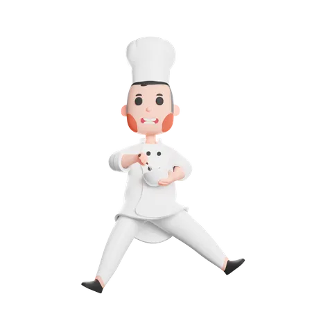 Free Cocinero profesional  3D Illustration