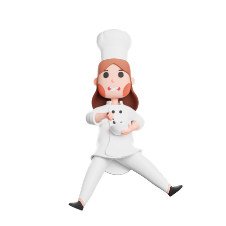 Free Cocinero profesional  3D Illustration