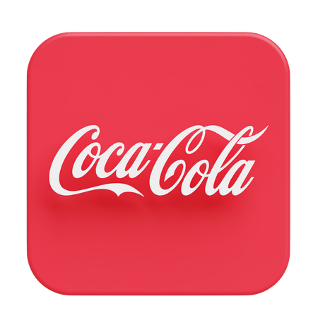 Free Coco cola  3D Logo