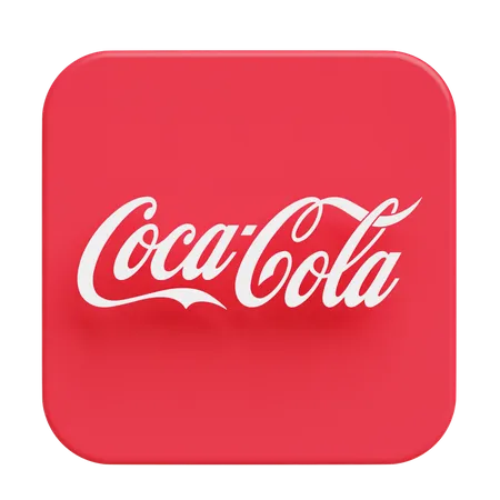 Free Coco cola  3D Logo