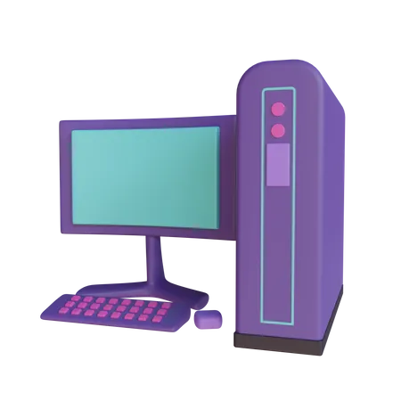 Free Computador pessoal  3D Illustration