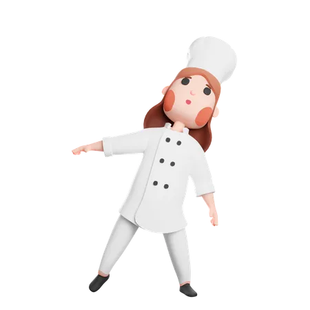 Free Cute Chef  3D Illustration