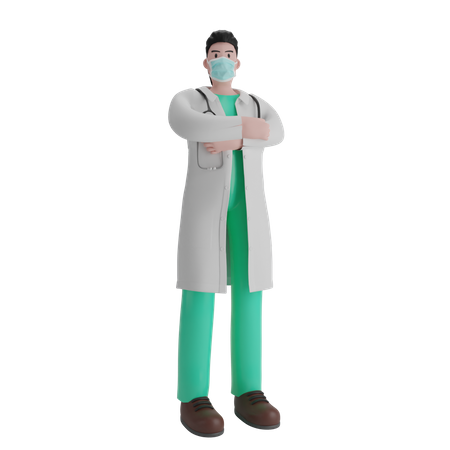 Free Doctor  3D Illustration