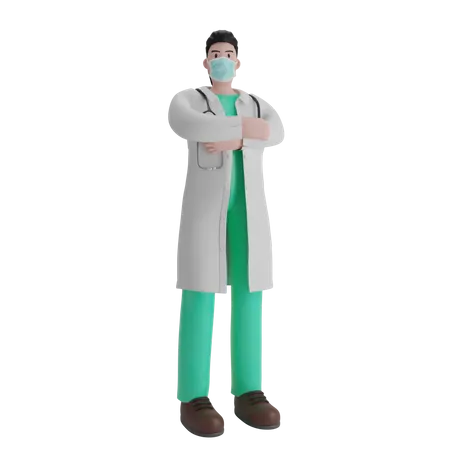 Free Doctor  3D Illustration