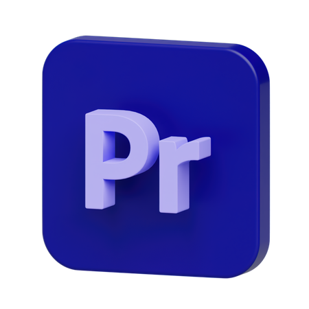 Free Logotipo do premierpro  3D Logo