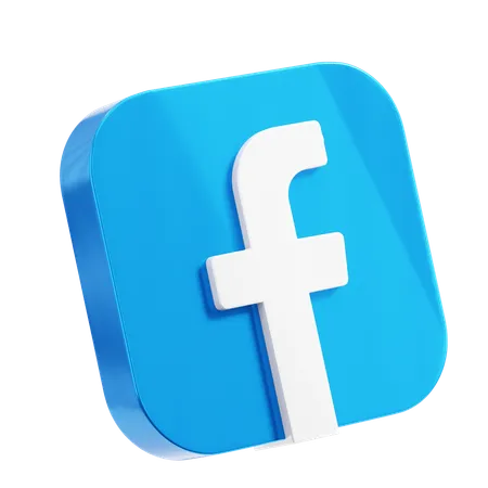 Free Facebook  3D Icon