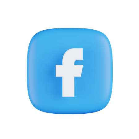 Free Facebook  3D Icon