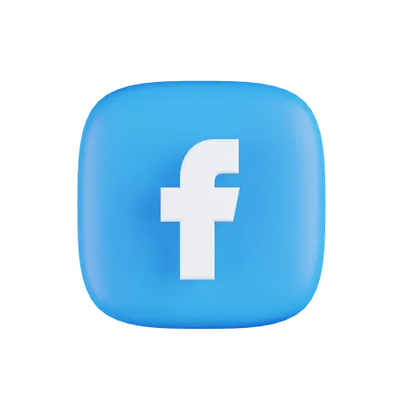 Free Facebook  3D Icon