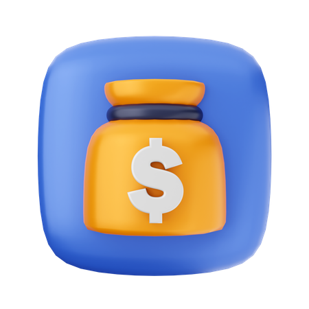 Free Geldtasche  3D Icon