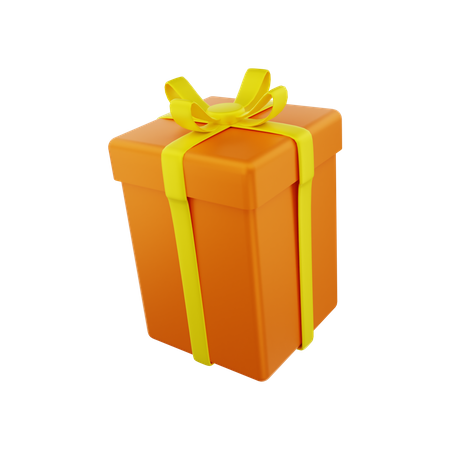 Free Gift Box  3D Illustration