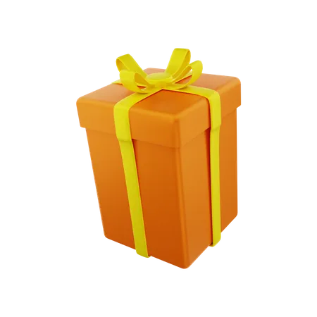 Free Gift Box  3D Illustration