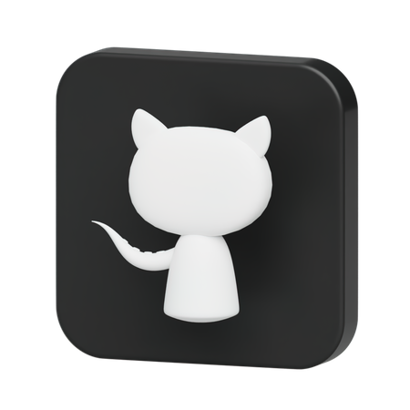 Free Logotipo do GitHub  3D Logo