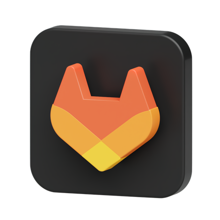 Free Logotipo do gitlab  3D Logo