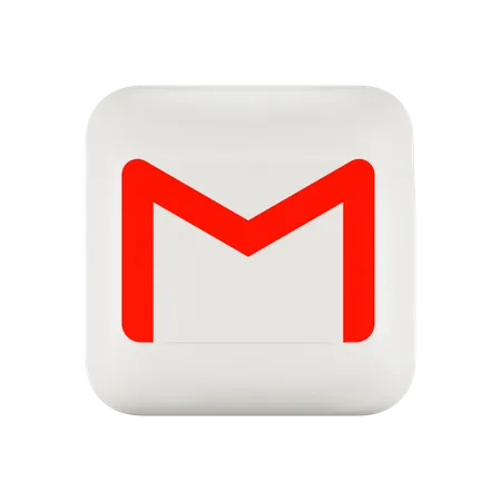 Free Gmail  3D Logo